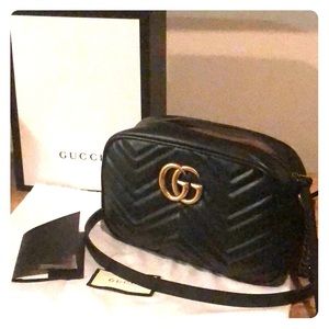 Gucci GG Marmont Small Matelasse Shoulder Bag
